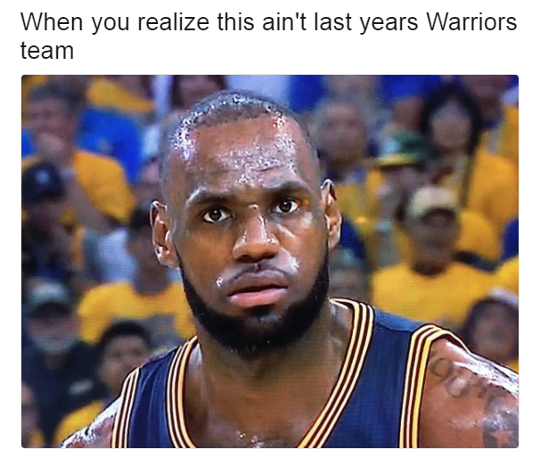 When LeBron realizes he's losing