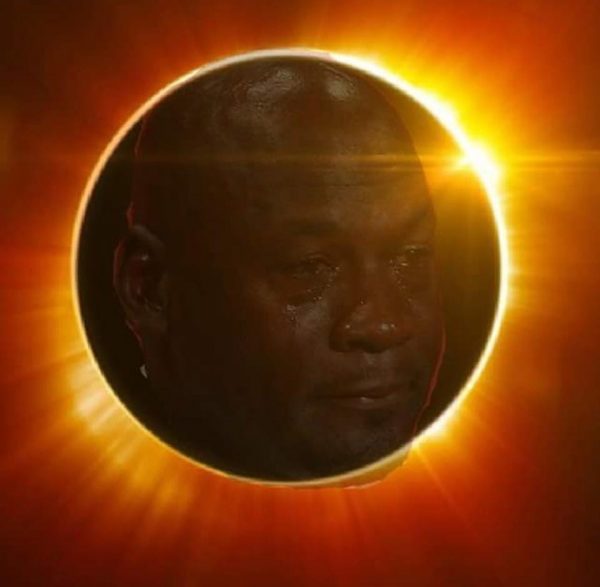 Crying Jordan Solar Eclipse