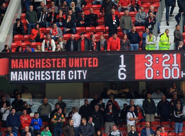 Manchester United Manchester City 1-6