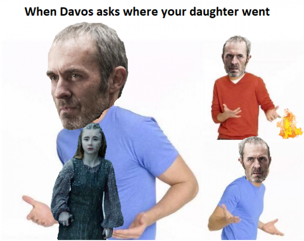 Stannis burnt Shireen