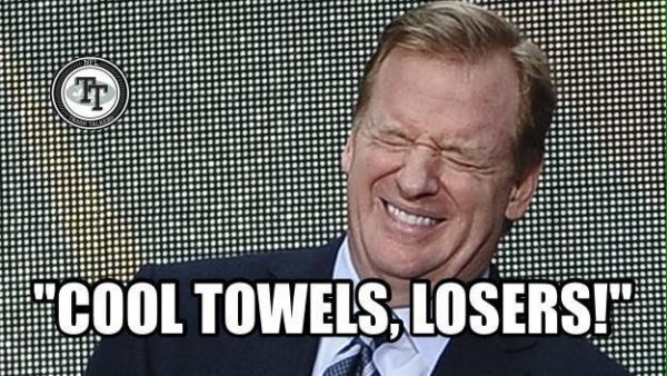 Roger Goodell is happy