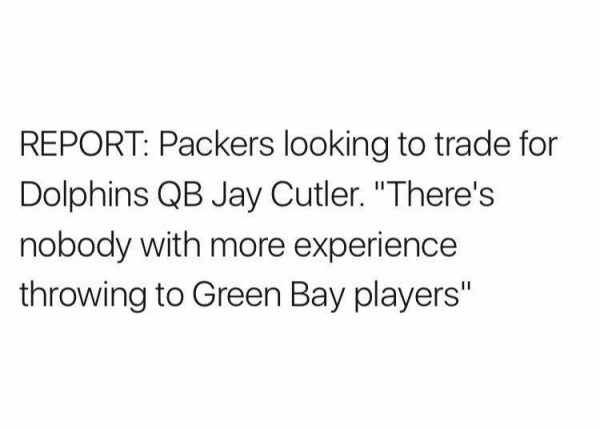 Jay Cutler Packers