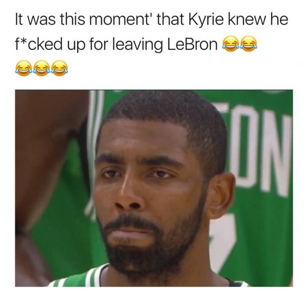 Kyrie knew he fucked up