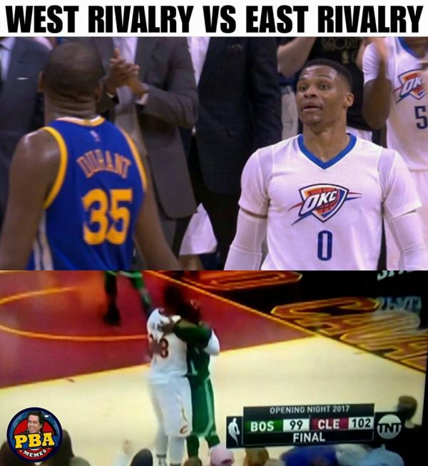 West vs East Rivalry