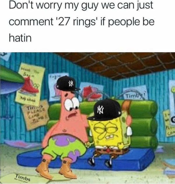 Yankees Spongebob