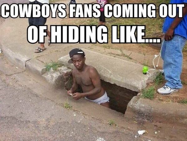 Cowboys fans coming out of hiding