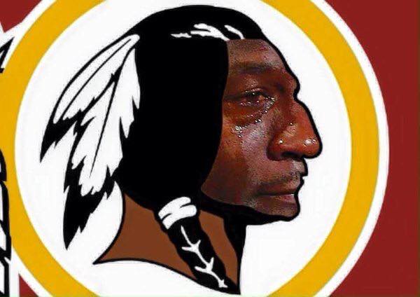 Crying Jordan Redskins Logo