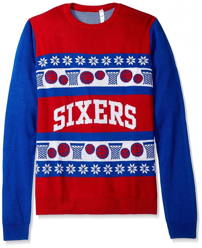 sixers christmas jersey