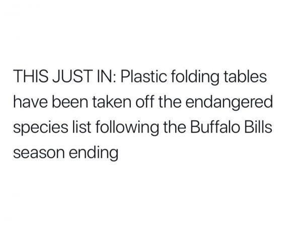 Bills PLastic Tables