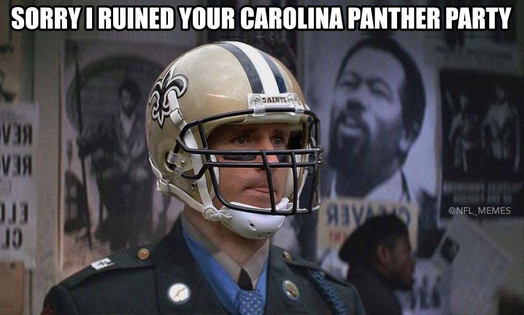Brees ruins Panther Party