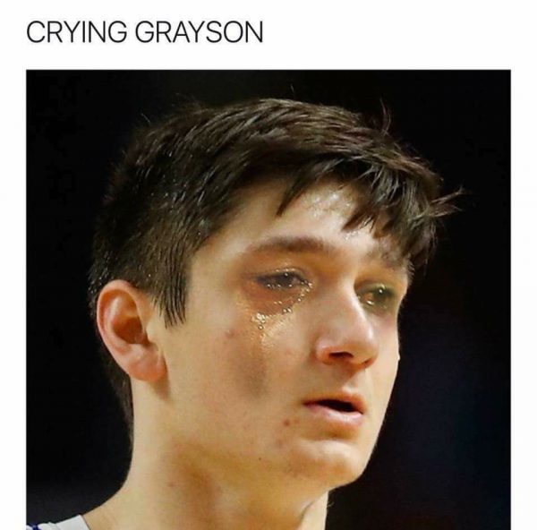 Crying Grayson
