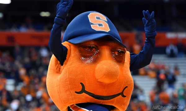 Syracuse Mascot Crying Jordan