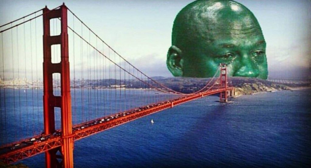 GG Bridge Crying Jordan