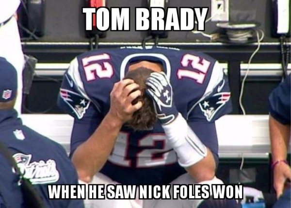 TOm Brady hates Foles