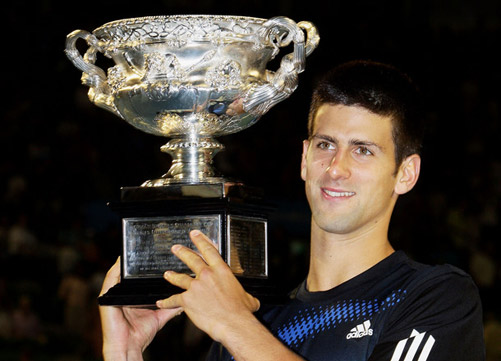 Novak Djokovic On Top Of The Tennis World