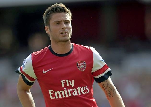 Arsenal FC - Olivier Giroud Looking for his First Goal
