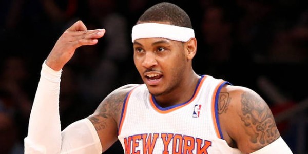 New York Knicks – Carmelo Anthony for MVP