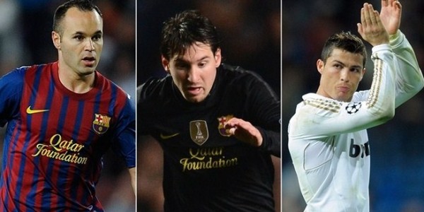 FIFA Ballon d’Or – Lionel Messi, Cristiano Ronaldo or Andres Iniesta