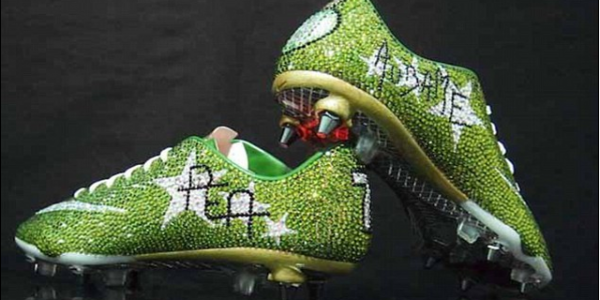 Pierre-Emerick Aubameyang and His Unnecessary Diamond Football Boots