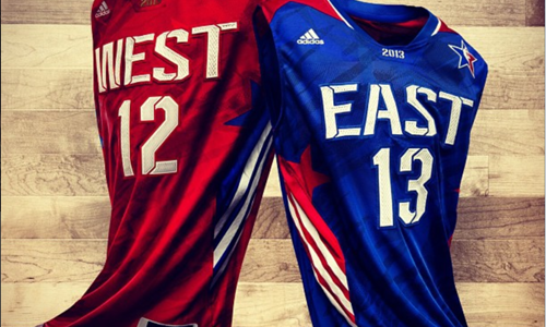 Jerseys for 2013 NBA All-Star Game