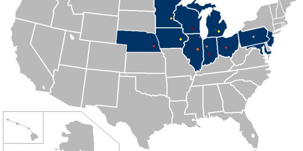 How the New East-West Divisions Will Look Like in the Big Ten