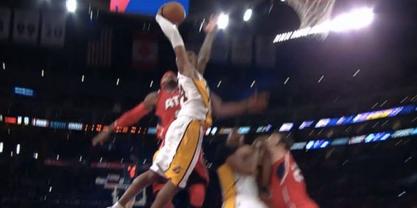 Kobe Bryant With a Huge Dunk on Josh Smith