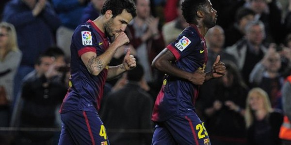FC Barcelona – Cesc Fabregas Loves it Without Lionel Messi