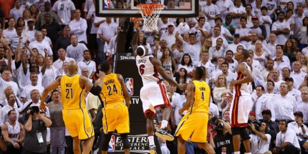 Miami Heat – LeBron James Pulls Off a Little Bit of Playoff History
