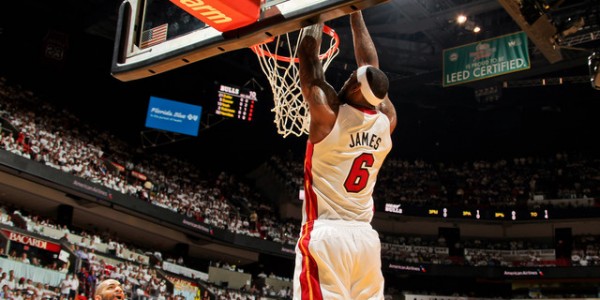 Miami Heat – LeBron James Finds Answers by Lowering His Head and Grinding it Out