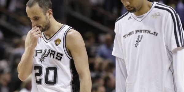 San Antonio Spurs – Tim Duncan Watches Tony Parker & Manu Ginobili Wither Away