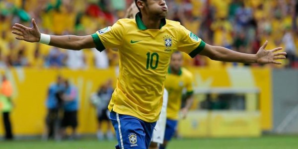 Neymar Scores the Perfect Goal to Kick Off Confederations Cup (Brazil vs Japan)