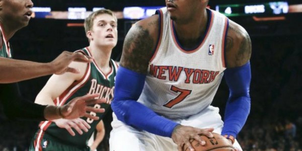 New York Knicks – Carmelo Anthony Not Getting Too Much Help