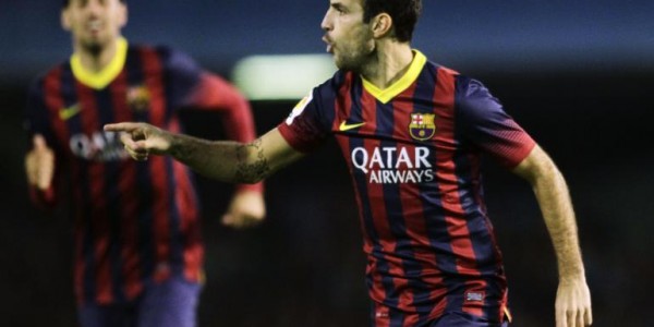 FC Barcelona – Cesc Fabregas Takes Over For Messi