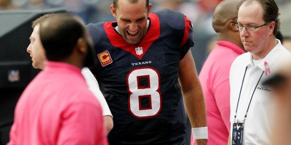 Matt Schaub Injury – Reactions to Houston Texans Fans Cheering