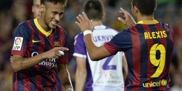 FC Barcelona – Neymar Leaves Scoring Up to Alexis Sanchez