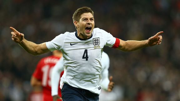 Steven Gerrard scored the second goal for England in their 2-0 win over Poland, helping them finish first in the group and automatically qualify to the World Cup