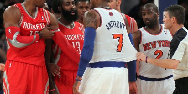 Rockets vs Knicks – Carmelo Anthony Not Enough Against the Good Teams