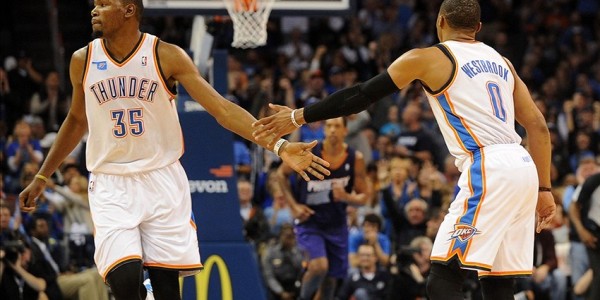 Oklahoma City Thunder – Kevin Durant Gets His Russell Westbrook Back