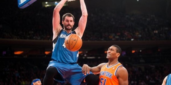 Timberwolves vs Knicks – Kevin Love Can’t Stop With the Double Doubles