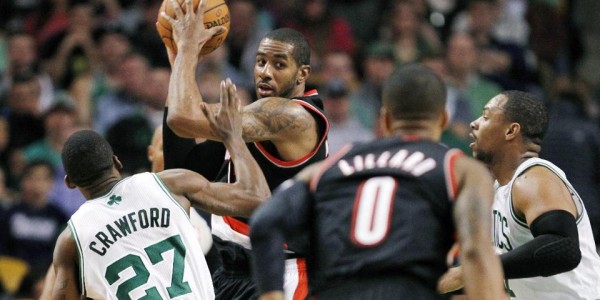 Blazers vs Celtics – LaMarcus Aldridge on The Winning Side Now