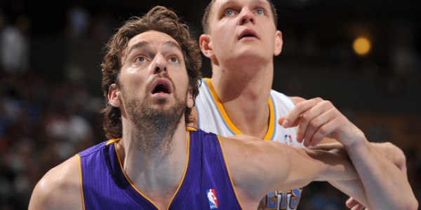 Lakers vs Nuggets – Kenneth Faried Better With Timofey Mozgov Next to Him