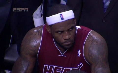 LeBron James Gets Mad at Mario Chalmers Before Apologizing (Video)