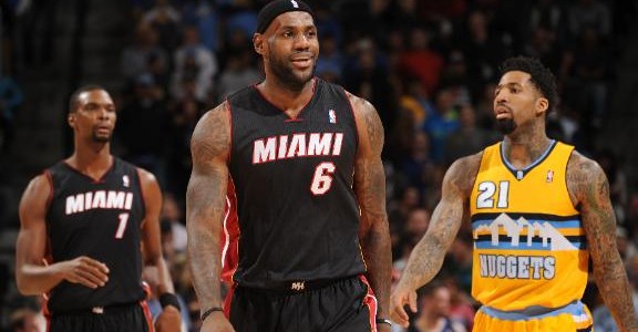 Miami Heat – LeBron James Gives Himself a Happy Birthday