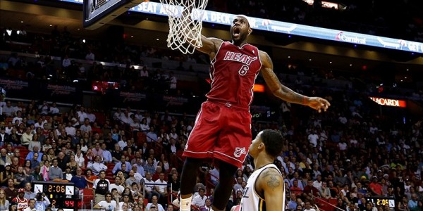Miami Heat – LeBron James Doesn’t Need a Headband