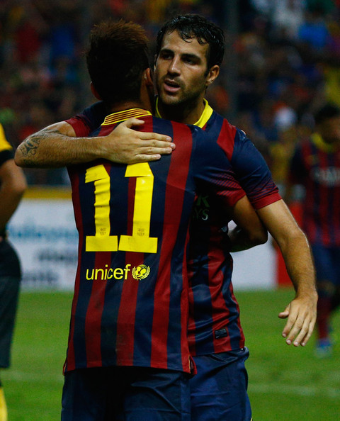 Neymar, Fabregas