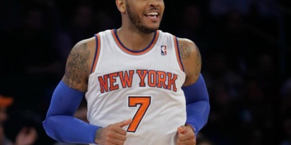 Pistons vs Knicks – Carmelo Anthony Can’t Stop Scoring; J.R. Smith Can’t Stop Cheating
