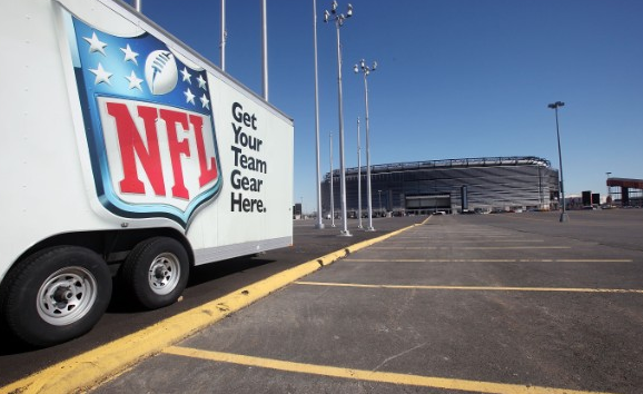 Super Bowl parking lot