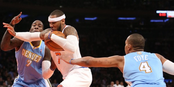 New York Knicks – Carmelo Anthony Finally Has an Easy Night
