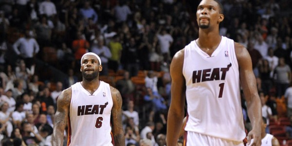 Miami Heat – LeBron James on Offense, Chris Bosh on Defense