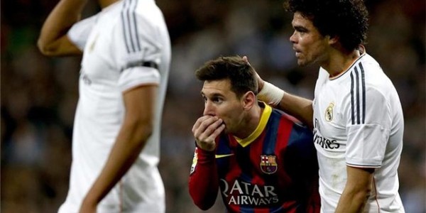 Real Madrid vs Barcelona: What Pepe and Lionel Messi Talked About During El Clasico